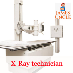 X-Ray technician Mr. Gobinda Ghorui in Rajhati Bandar